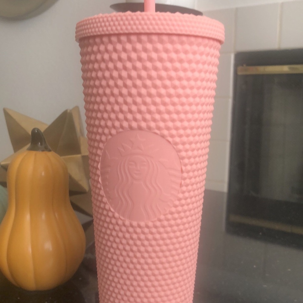 Starbucks Pink Matte Studded Cup